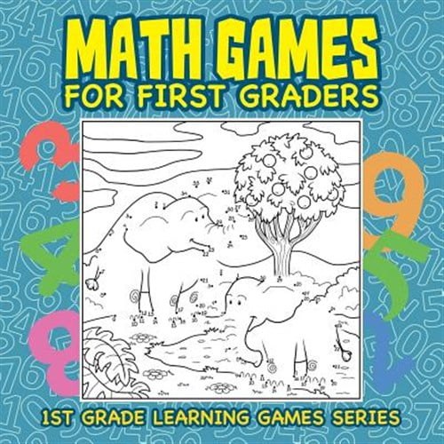 Pre-Owned Math Games for First Graders: 1st Grade Learning Games Series (Paperback)