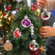 thumbnail image 5 of 12 bolas navideñas de plástico de 6 cm | Adornos ligeros y reutilizables para árbol de Navidad | Bolas de Navidad DIY para casa, oficina, boda, fiesta, festival, cumpleaños y aniversario, 5 of 9