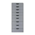 thumbnail image 4 of Naomi Home 9-Drawer Office Storage Cabinet, Gray, 1 Unit, 4 of 9