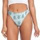 thumbnail image 1 of Fotbe Sea Turtle Tanga Sin Costuras para Mujer con Estampado – Panties Invisibles, Transpirables y Cómodos para Uso Diario-Small, 1 of 6