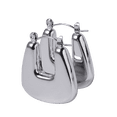 thumbnail image 3 of LuckyLy Aretes Mujer Oro 14k o Plata tipo Arracadas, Acero Inoxidable Baño Oro 14k o Color Plata – Accesorios y Joyería Mujer, Regalos para Mujer Cumpleaños y Regalos para Mamá plateado Unitalla, 3 of 7