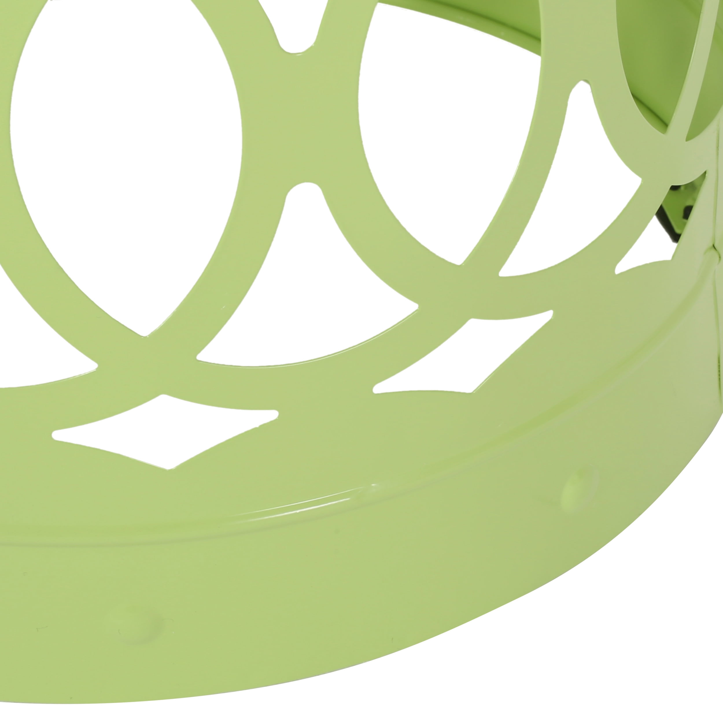 Holt Metal Outdoor Side Tables, Set of 2, Green