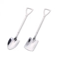 thumbnail image 4 of Stainless Steel Mixing Spoon, Dessert Spoon, Coffee Spoon, Creative Spade Shaped Shovel, 4 of 5