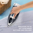Sunbeam 1700W Steam Iron, Retractable Cord, Shot of Steam Feature, Blue