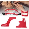 thumbnail image 3 of 4pcs Haircut Template for Hair Styling and Beard Trimming, 2 Beard Styling Combs, Hair Styling Comb, Neck Hair Trimming, Hairline Grooming Template Set, 3 of 8