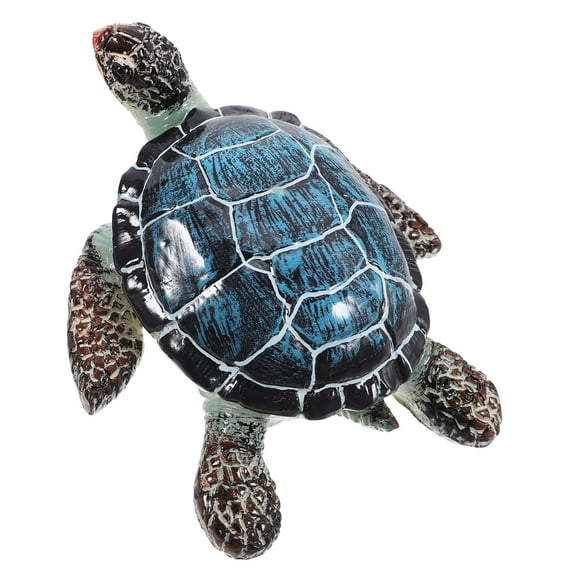 WHAMVOX Sea Turtle Decor Miniature Figurine Realistic Turtle Animal Figurine Resin Turtle Adornment Resin Turtle Figurine  Realistic Sea Turtle