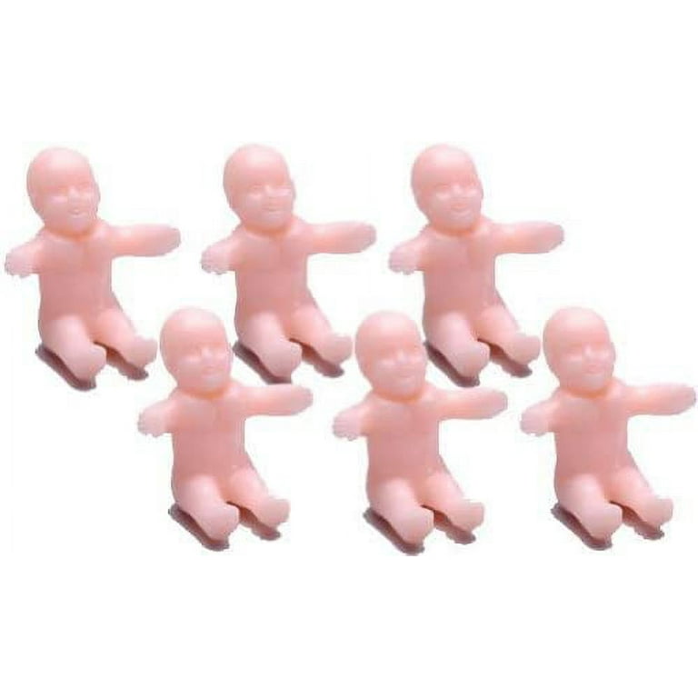 Darice Baby Shower Accents Mini Plastic Babies Pink 