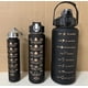 thumbnail image 3 of 3 PCS Water Bottles With Straw 300ML 900ML 2000ML Motivational Sport Water Bottles, 3 of 5