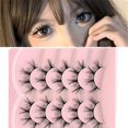 thumbnail image 2 of Foxes Eye False Eyelashes Wispy Cat Eye Faux Mink Lashes 5 Pairs Natural 3D Fuzzy Volume Fake Eyelashes Multipacks Gifts, 2 of 4