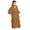 Brown, variant on IDOPIP Kids Girls Muslim Chiffon Abaya Open Front Cardigan Modest Dress with Hijab Middle East Arabian Robe