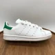 thumbnail image 1 of Ad-id-as Originals Stan Smith White Green Leather Athletic Shoes Size 4 M20605, 1 of 6