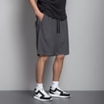 thumbnail image 2 of Aayomet Shorts de Course pour Hommes Shorts Décontractés (Gris Foncé, TG), 2 of 4