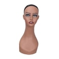 thumbnail image 4 of Cabeza de maniquí calva cabeza de maniquí profesional base estable ligera multiusos Color profundo, 4 of 8