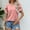 Pink Womens Tops 06, variant on Usmixi Womens Shirts Short Sleeve Round Neck Solid Summer Tops Lace Trim Petal Sleeve Loose Casual Tunic Blouses Dark Gray S Up to 65% off