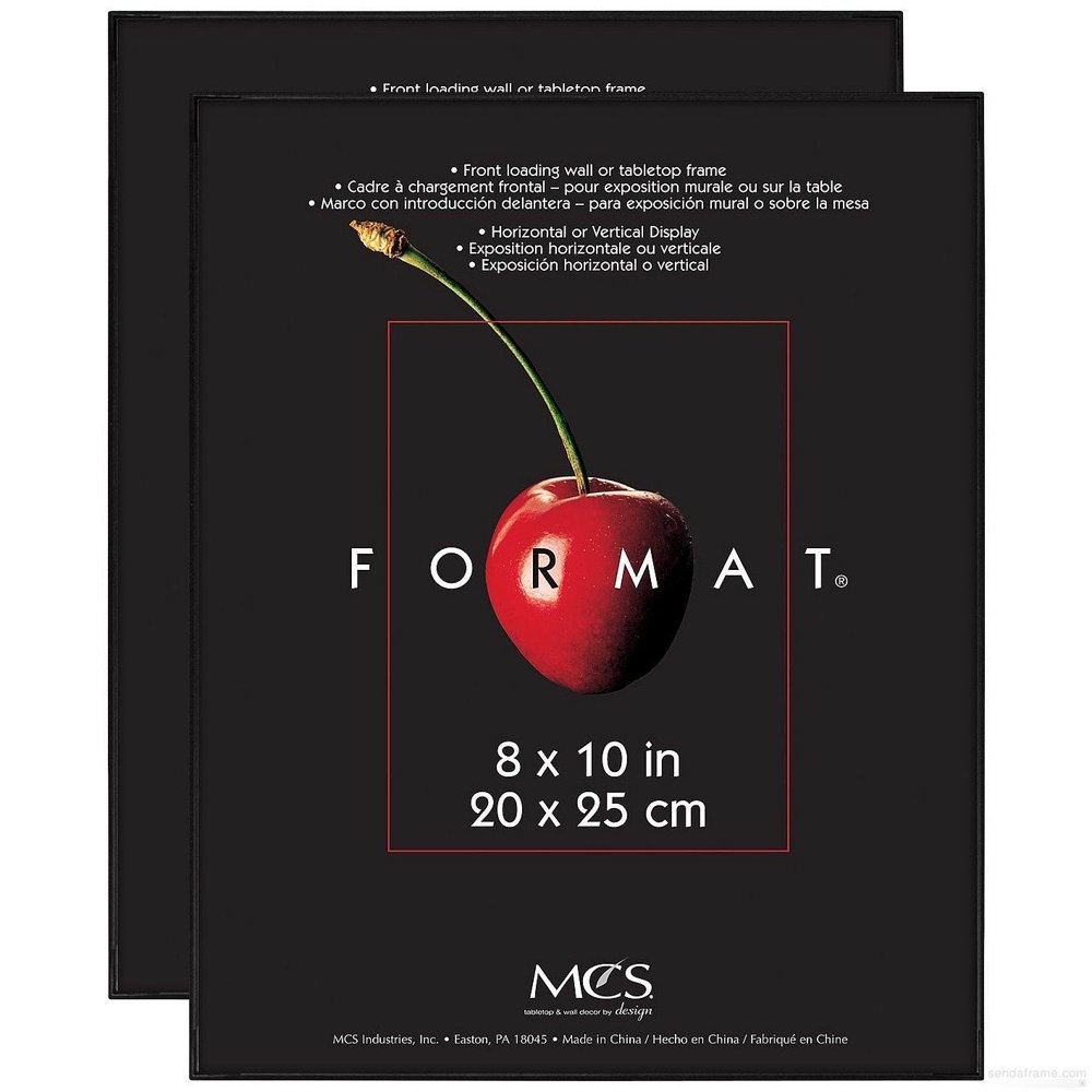The ORIGINAL FORMAT FRONTLOAD Black 8x10 frame 2 Pack