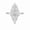 White Gold, variant on 1.50 CT Triangle Cut Moissanite Engagement Ring for Women, Triangle Two Stone Fashion in 18K Gold Plated 925 Sterling Silver