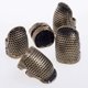 thumbnail image 1 of Dedal de costura de cobre ZWWZ, dedal de costura ajustable, tapa de anillo, cuero artificial, protector de dedos de monedas, bordado de costura LingWen 8390612761904, 1 of 1