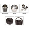 thumbnail image 3 of 2L Insulated Food Jar Wide Mouth Soup Thermos Stainless Steel Vacuum Insulated 2 Tier Stackable Bento Hot Food Insulated Lunch Box Travel Lunch Container, 3 of 9