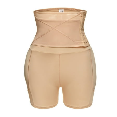 

TAIAOJING Women Thong Back Body Shaper Big Pad Seamless High Waist Control Brief Shapers Panties Shapewear Ladies Underwear