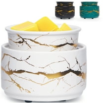 PALANCHY Wax Melt Warmer Ceramic 3-in-1 Oil Burner Electric Candle Wax Warmer Burner Melter Fragrance Warmer for Scented Waxs Home Office Bedroom Aromatherapy Gift & Decor