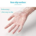 thumbnail image 3 of PE Glove Plastic Clear Disposable Gloves for Food Cleaning Catering Beauty 100 PCS, 3 of 8