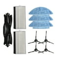 thumbnail image 1 of Main Side Brush Filter Mop Cloth Kit For Medion X20 SW+ / MD 11415 MD 11500, 1 of 11