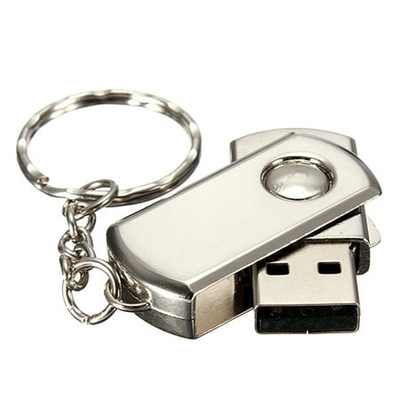 64GB USB 2.0 Silver Metal Swivel Flash Memory Stick Storage Thumb Pen (64gb Pen Drive Best Price)