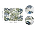 thumbnail image 3 of Chinoiserie Placemats 12 x 18 Inch Set of 4, Asian Scenic Blue and Kelly Green Decorative Place Mats Non-Slip Washable Farmhouse Table Mats for Kitchen Dining Home Party Indoor Outdoor Table, 3 of 11
