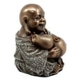 thumbnail image 4 of Ebros Drunken Hotei Happy Buddha With Wine Gourd Figurine 4"H Keepsake Amulet Decor Statue, 4 of 5