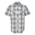 thumbnail image 4 of Burnside Men's Short Sleeve Buffalo Plaid Shirt, 4 of 5