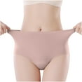 thumbnail image 7 of Kmdttou Summer Clearance!Women's Ladies Comfortable Large Size Avoidance Crotch Line Abdominal Contraction Panties Hight Waiste Underpants (Available in Plus Size), 7 of 7