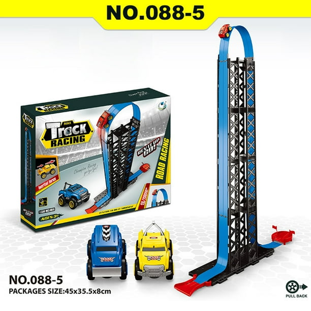 Mini Magnetic Railcar Set Small Cute Anti-Gravity Stunt Speed Double Car Wheels Model For Children Kids New