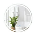 thumbnail image 1 of Costway 24"x24" LED Bathroom Mirror with 3-Color Dimmable Lights Time/Temp Display, 1 of 10