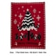 thumbnail image 3 of Manta para sofá, manta roja con decoración navideña, manta gruesa de invierno para sala de estar, manta de punto, manta de cama, bufanda de punto., 3 of 6
