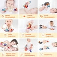 thumbnail image 3 of Baby Rattles Toys for 0-12 Months Infant Newborn Baby Wrist Rattle Socks and Foot Finder Set for 0-6 Months, Baby Learning Toys for 0 to 12 Months Newborn Boys and Girls Baby Shower Gifts, 3 of 8