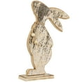 thumbnail image 4 of Northlight Rustic Wooden Rabbit Silhouette Easter Decoration - 12", 4 of 7