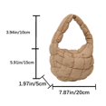 thumbnail image 1 of Bolso cruzado acolchado para mujer, bandolera plisada con burbujas y nube, grande, de diseñador, fruncido, 2023, 1 of 4