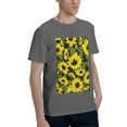 thumbnail image 2 of Bingfone Sunflowers In Vintage Men'S Loose Fit Short-Sleeve Pocket T-Shirt, 2 of 7