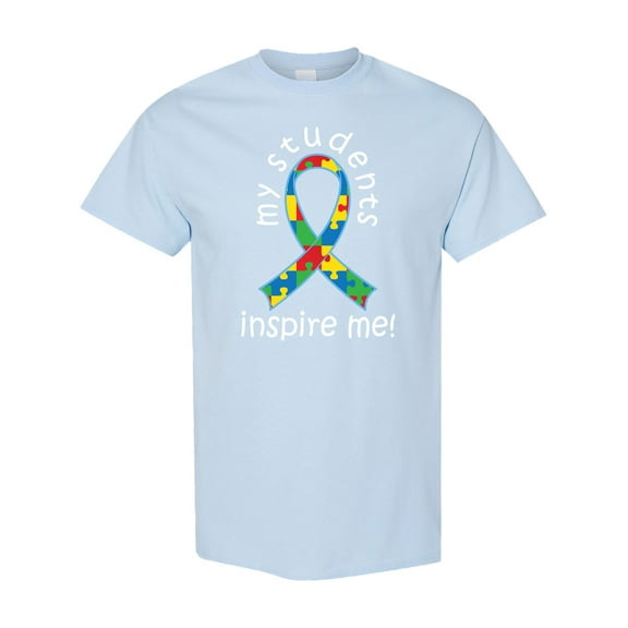 Inktastic Autism Special Education Teacher Ribbon T-Shirt