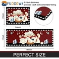 thumbnail image 5 of Chef Kitchen Rug Set,Rustic Fat Chef Rugs for Kitchen Retro Runner Rugs with Rubber Backing,Throw Rugs Washable for Kitchen Sink,Laundry Room,Standing Desk,Vintage,Red Kitchen Rugs, 5 of 6