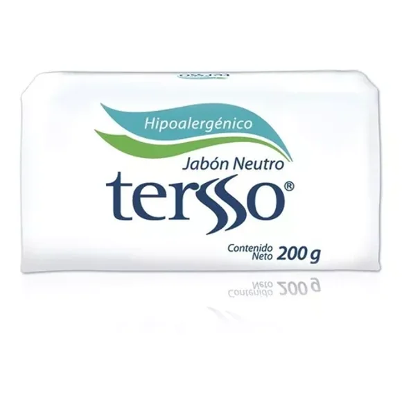 Caja Con 30 Piezas De 200g Tersso Jabón Neutro