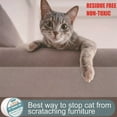 thumbnail image 3 of 2 Pcs 3Mx6.35cm Furniture Guard Cat Scratch Protector Anti-Scratch Tape Roll Cat Scratch Prevention Clear Sticker, 3 of 5