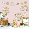 thumbnail image 3 of 24 Pieces Jungle Animal Centerpiece Sticks for Girls, Pink Safari Theme Table Toppers Baby Shower Decorations, Wild Animal Party Supplies, 3 of 7