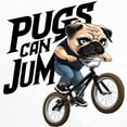 thumbnail image 3 of CafePress - Pugs Can Jump - Golf Shirt, Pique Knit Golf Polo, 3 of 4