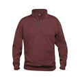 thumbnail image 1 of Clique  Adult Basic Half Zip Sweatshirt, 1 of 4