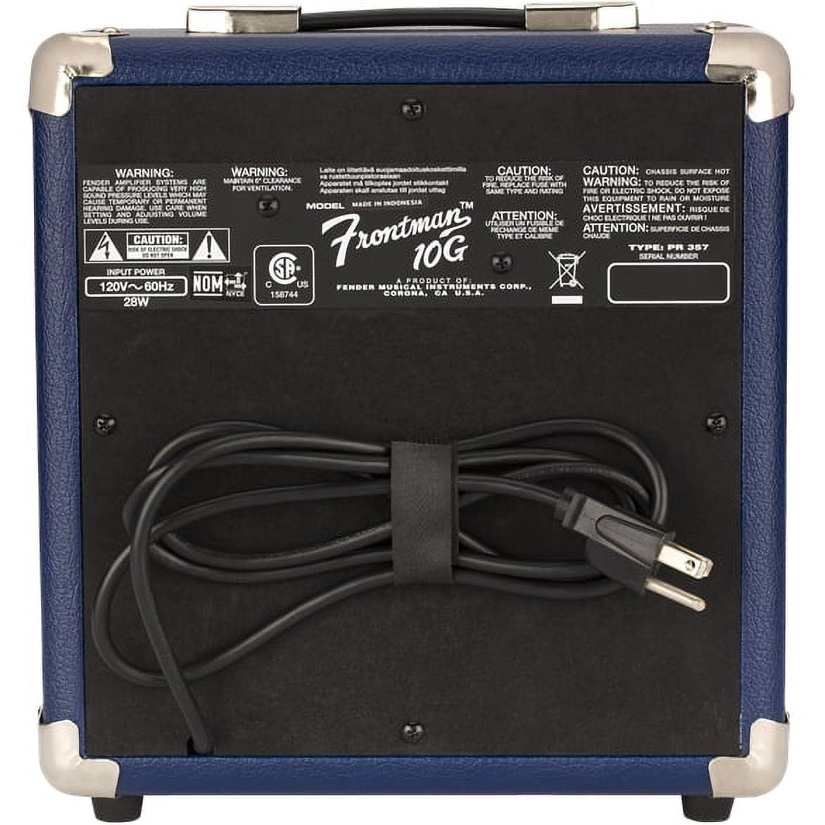 Fender Frontman 10G Electric Guitar Amplifier - Midnight Blue
