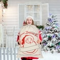 thumbnail image 4 of Canvas Christmas Gift Bag - " Christmas Santa Sacks Canvas Bags For Holiday ", 4 of 7