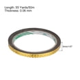 thumbnail image 2 of Uxcell Gold Metalized Tape 1/5" x 55 Yards Decoration Tape for Craft DIY, 2 of 6
