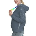 thumbnail image 2 of Goofa White Dandelion for Women's Hooded Sweatshirt with Eye-catching Drawstrings- Lightweight Pullover Hoodie with Kangaroo Pocket, Perfect for Everyday Wear-Medium, 2 of 7
