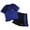 style-01 Dark Blue, variant on Kogui Kids Athletic Wear Boys Girls Shorts Outfits Summer Breathable Sports Short Sleeve T Shirt Pants Set Sportswear Toddler Boy Clothes 2T 3T 4T 5T 6T 7T 8-14 Years (Green,9-10 Years)